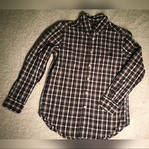 {CHAPS} boys plaid button down shirt size M